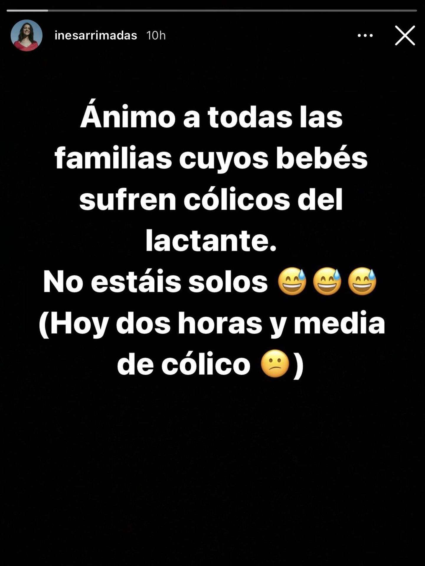 El mensaje de Inés Arrimadas en redes. (Instagram/@inesarrimadas)