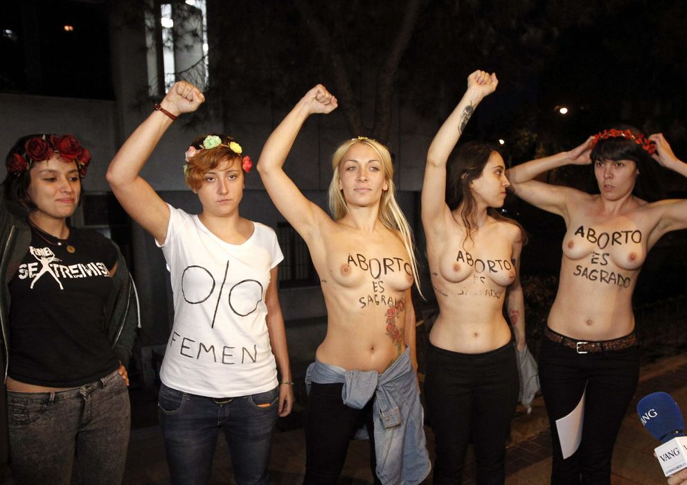 Foto: Activistas de Femen (Efe)