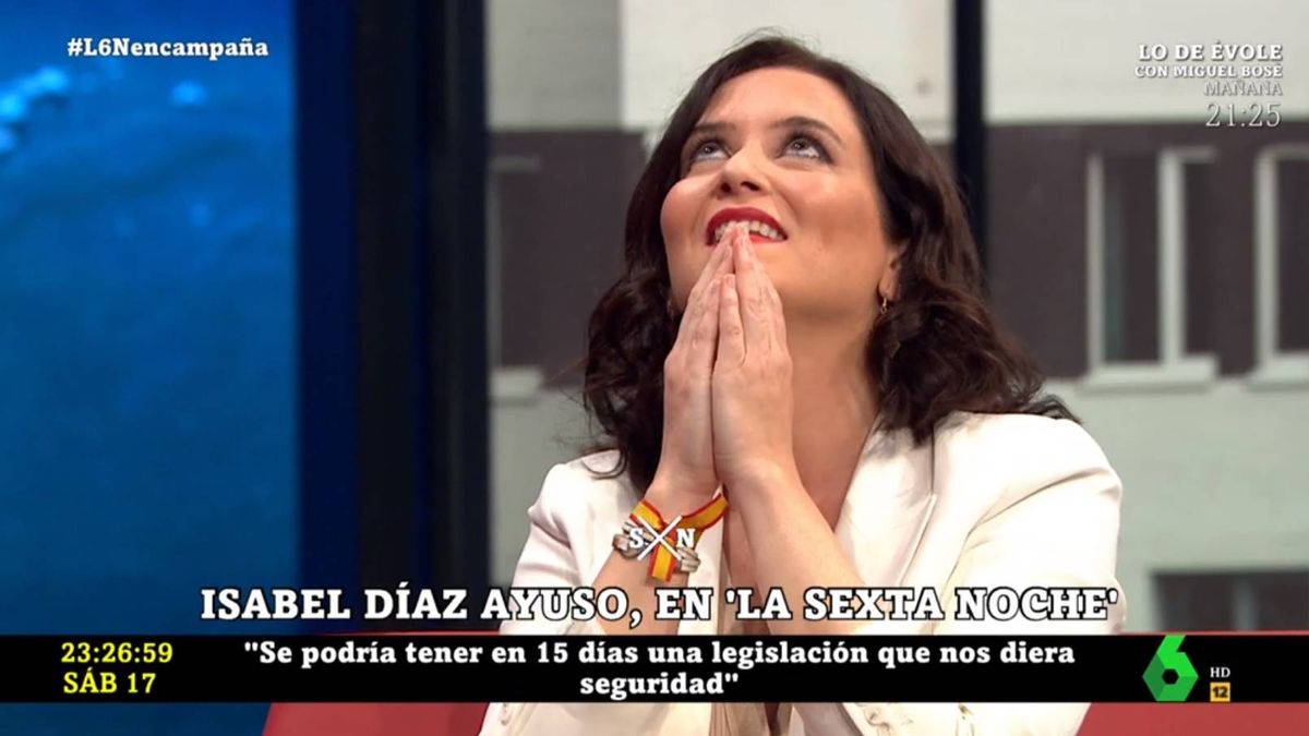 Isabel Díaz Ayuso reta a Iñaki López por esta afirmación en 'La Sexta noche'