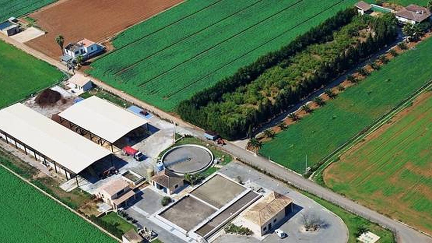 Vista aérea de una planta de compostaje de Tirme. (Tirme.com)