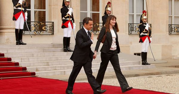 Foto:  Nicolás Sarkozy y Carla Bruni, en una imagen de archivo. (Getty)
