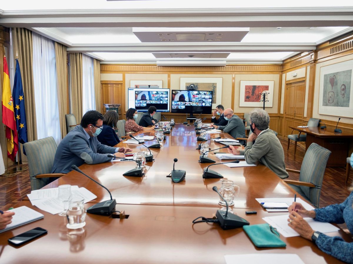 Foto: Imagen de la reunión del Consejo Interterritorial del Sistema Nacional de Salud celebrada el 30 de septiembre. (EFE)