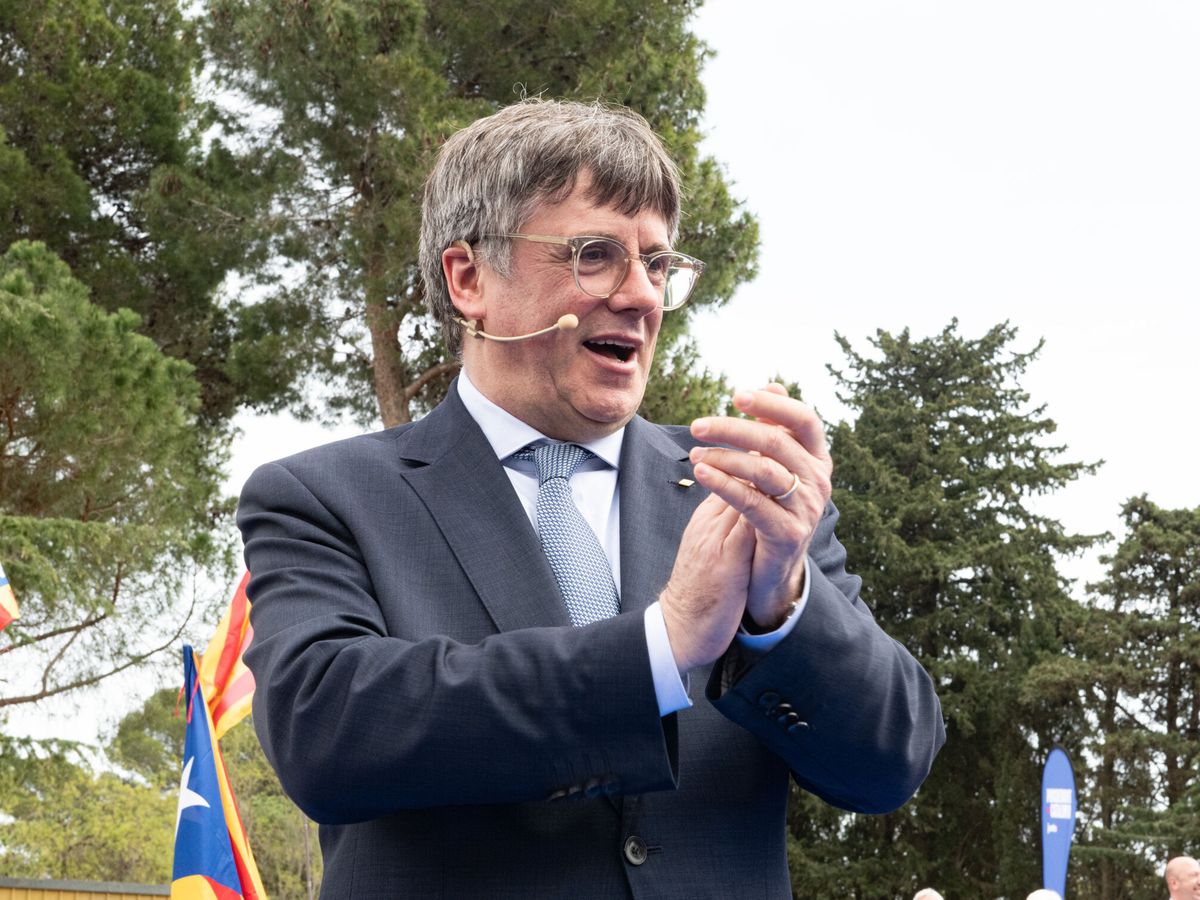 Foto: El expresidente de la Generalitat y candidato de Junts a las elecciones catalanas, Carles Puigdemont. (Europa Press/Glòria Sánchez)
