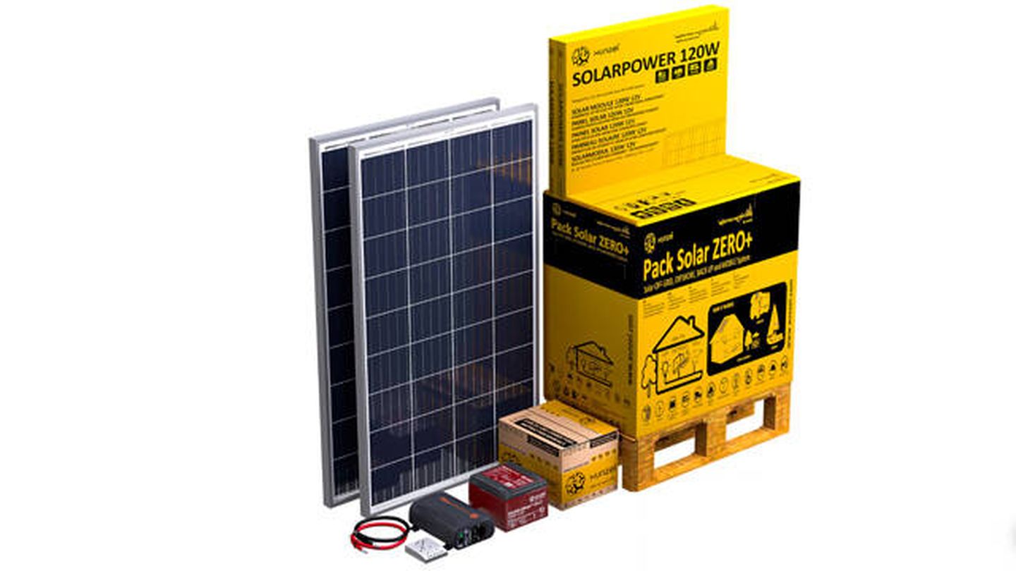 Kit solar 2 paneles 120 W