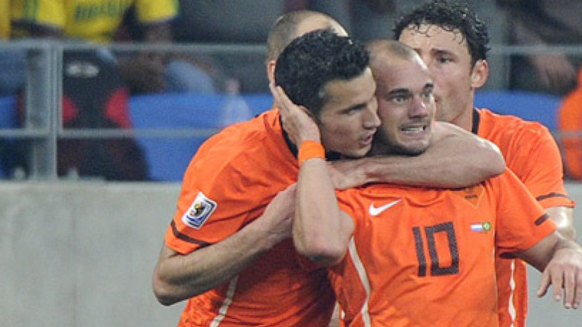 Sneijder tumba a Brasil en cuartos de final y Dunga se va