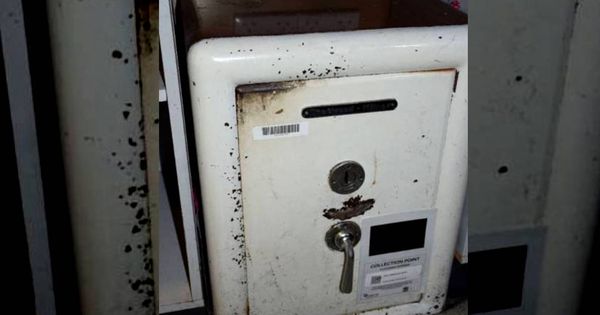 Foto: La caja fuerte que aplastó al presunto ladrón pesa más de 400 kilos (Foto: NSW Police)