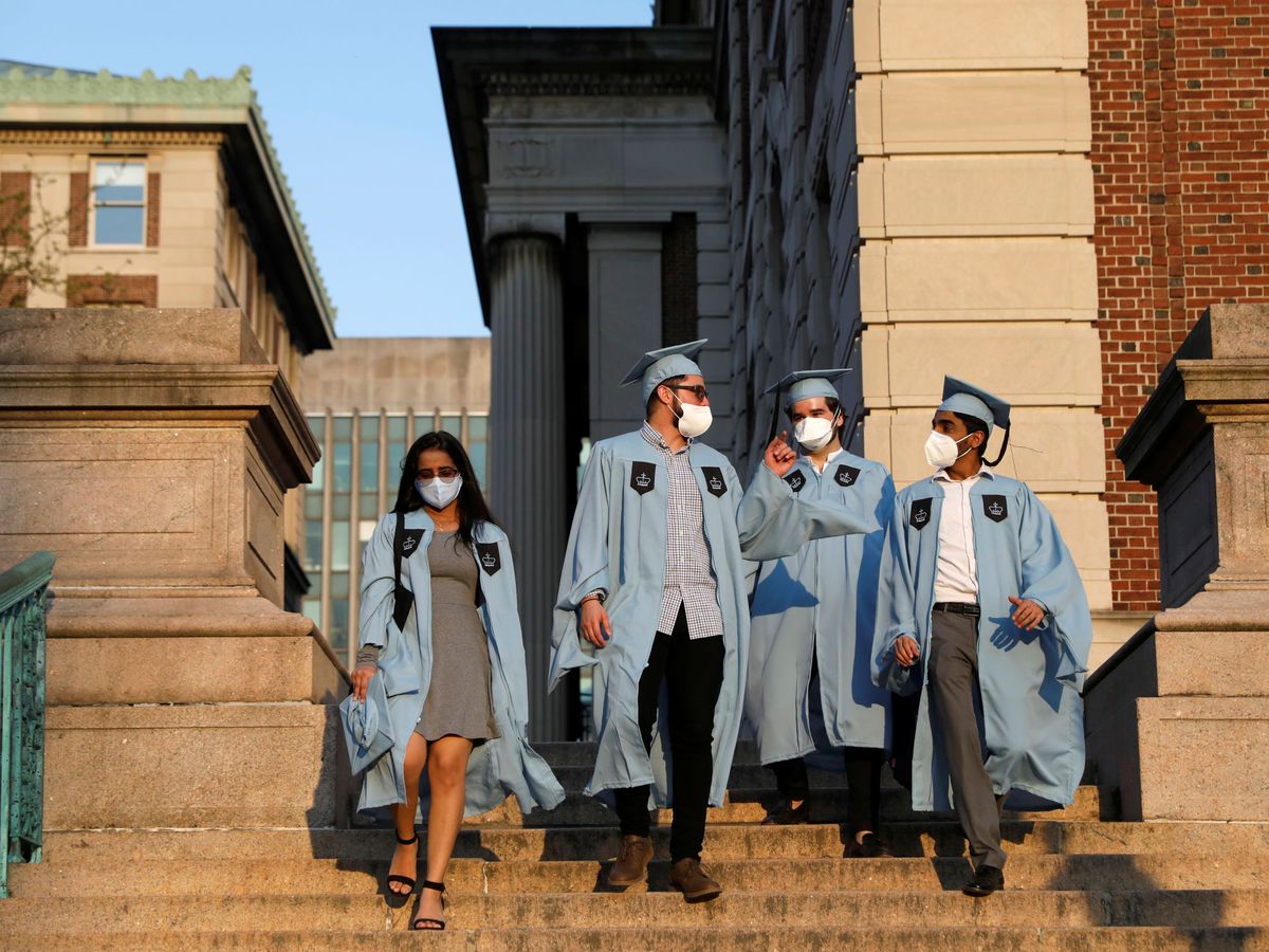 Foto: Estudiantes graduados de la Universidad de Columbia. (Reuters)