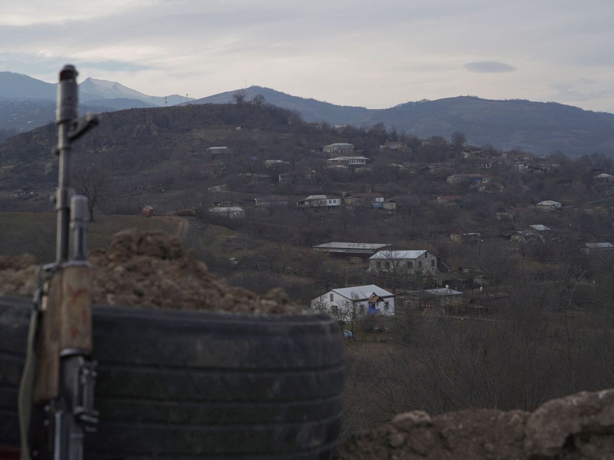 Foto: Foto de archivo de un pueblo en la región de Nagorno-Karabaj (Reuters/Artem Mikryukov)
