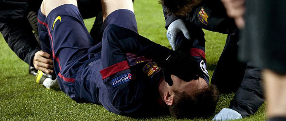 Foto: Leo Messi asegura que llegó a pensar "lo peor" tras el golpe de ayer