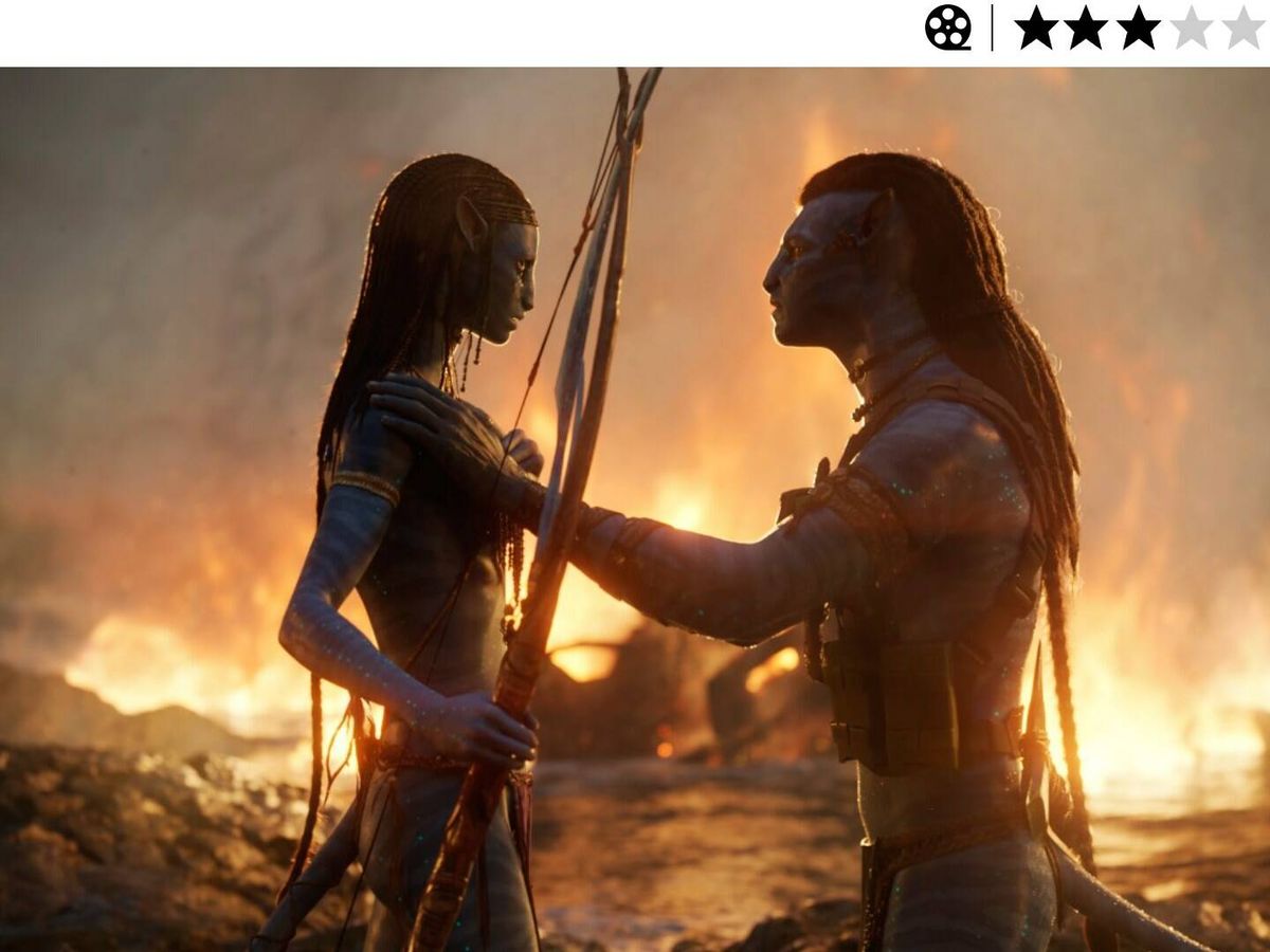 Foto: La pareja protagonista de 'Avatar 2: el sentido del agua'. (Disney)