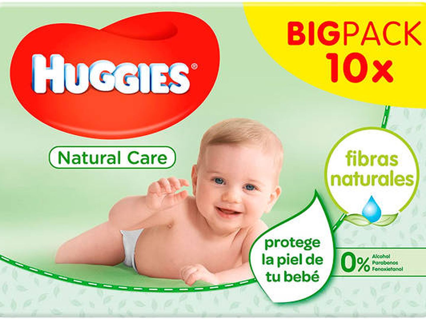 Caja De Toallitas Humedas Para Bebés, Natural Care, Huggies. (17 Unidades).  - iTengo