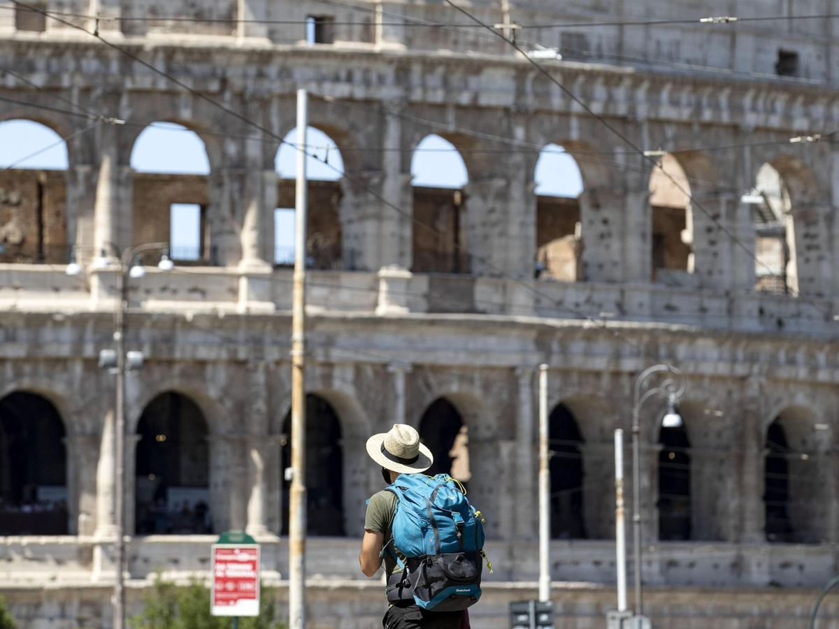 Foto: El Ferragosto de 2019 en el Coliseo de Roma. (EFE)