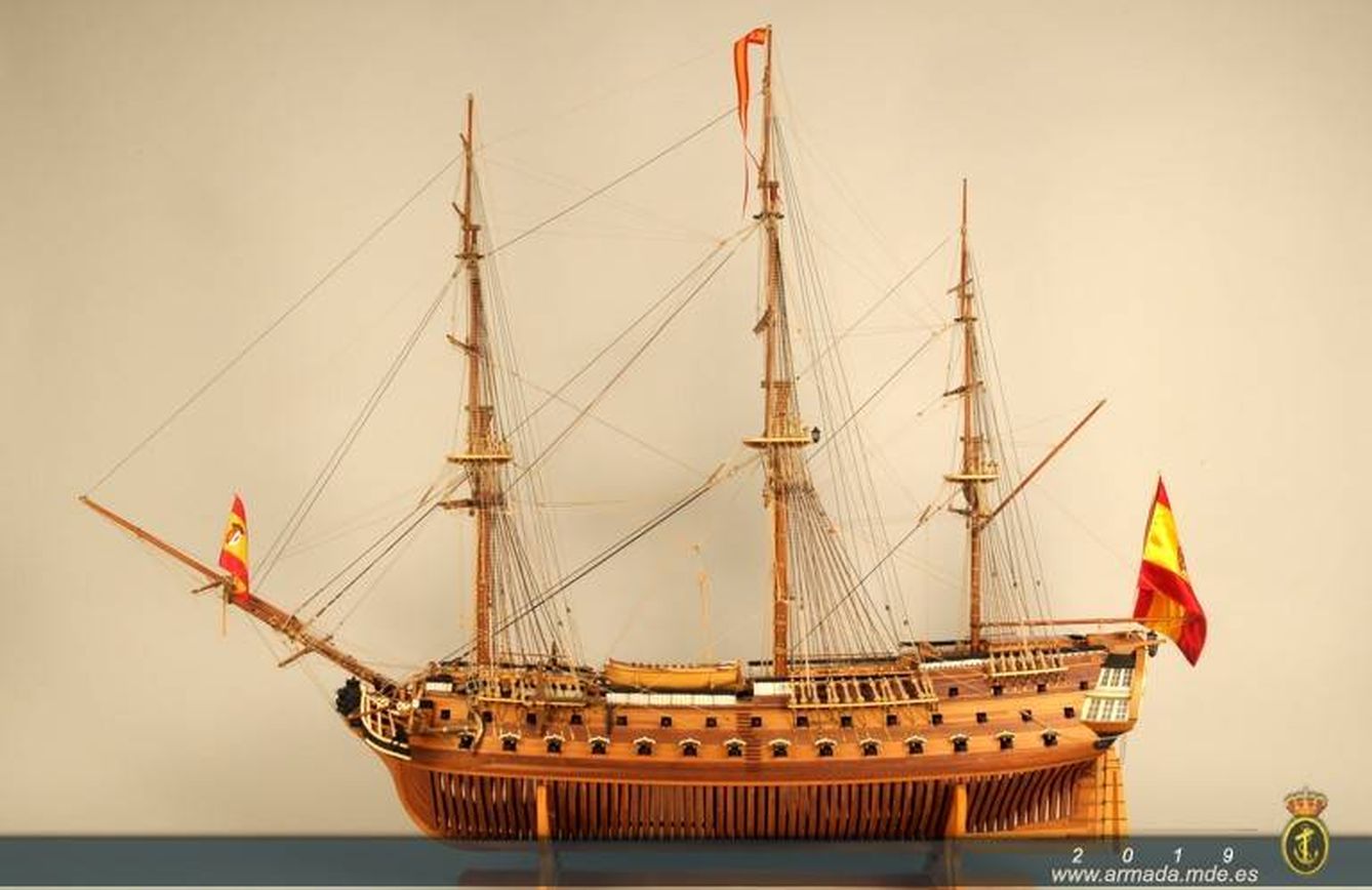 Imagen del navío San Telmo. (Armada española)