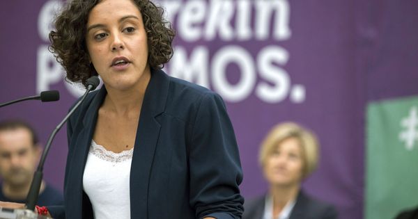 Foto: La secretaria general de Podemos en el País Vasco, Nagua Alba. (EFE)