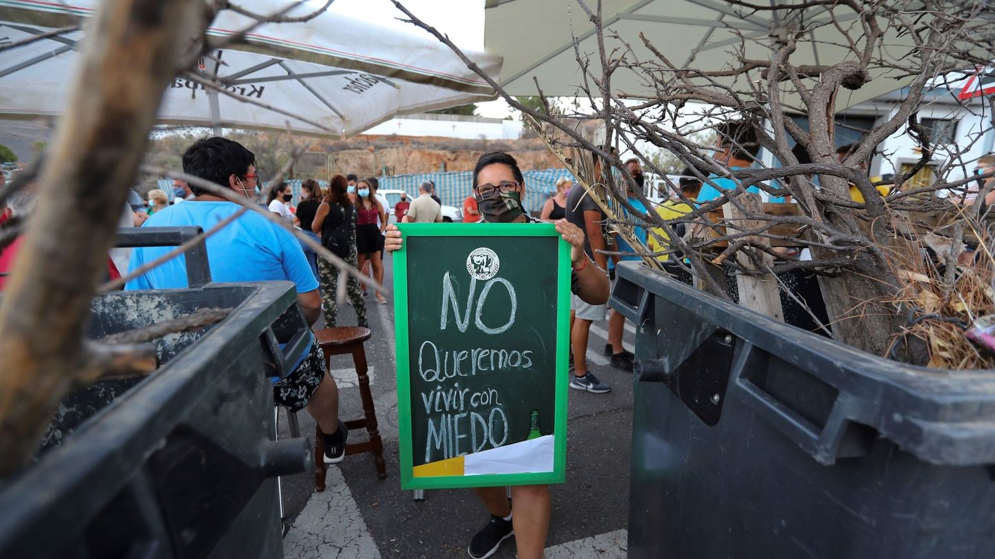 Vecinos de Tunte protestaron en agosto por la llegada de inmigrantes en cuarentena por covid-19. (EFE)