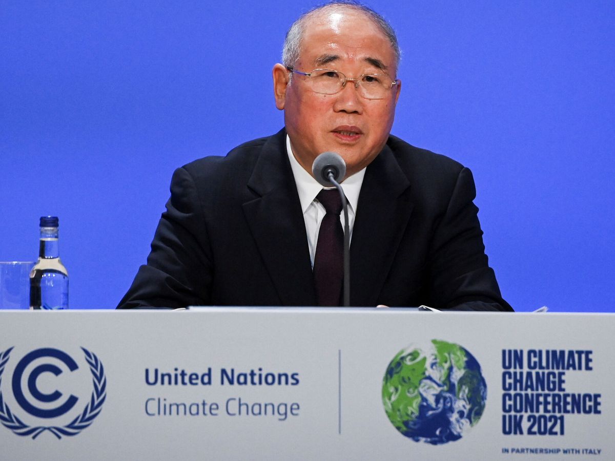 Foto: El delegado chino para el clima, Xie Zhenhua, durante su comparecencia. (Reuters/Jeff J. Mitchell)