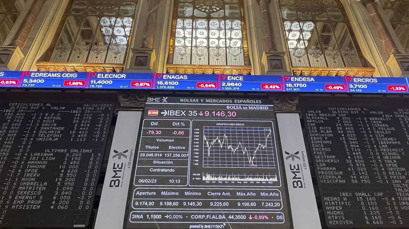 Foto: Sigue en directo la última hora de la actualidad de la bolsa del Ibex 35 y Wall Street. (EFE/  Ana Bornay)