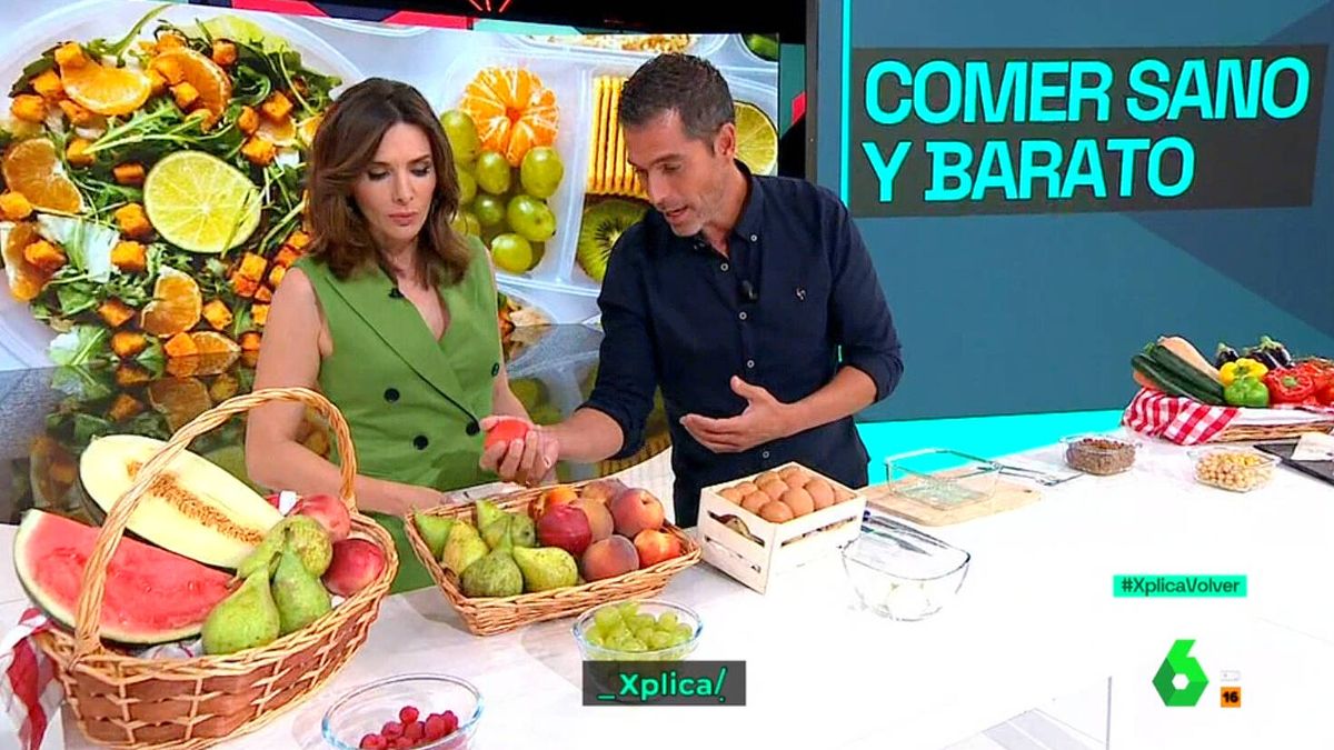 El nutricionista Pablo Ojeda señala en La Sexta los cuatro alimentos clave para eliminar los excesos del verano