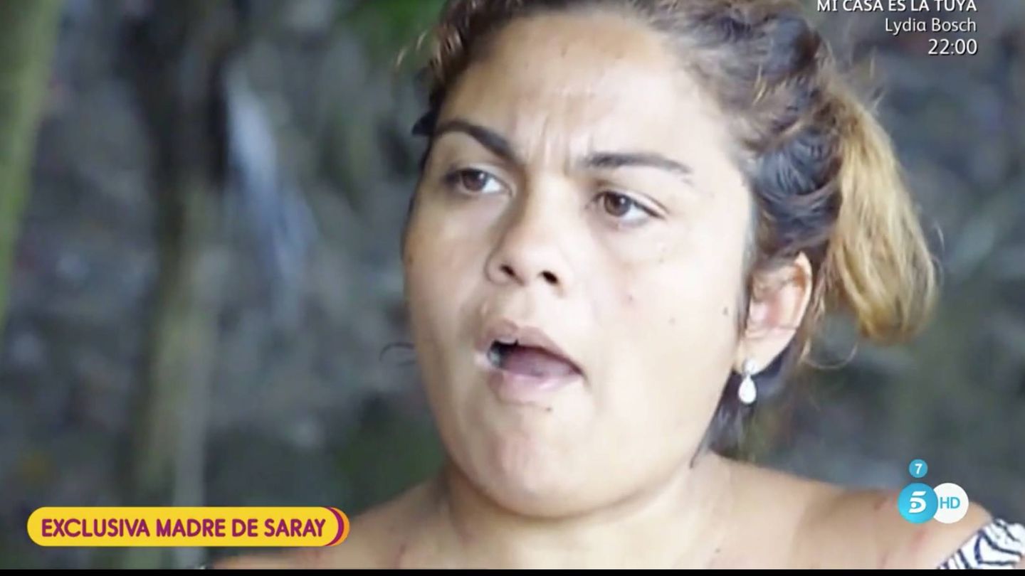 Saray Montoya en 'Supervivientes'.(Telecinco)