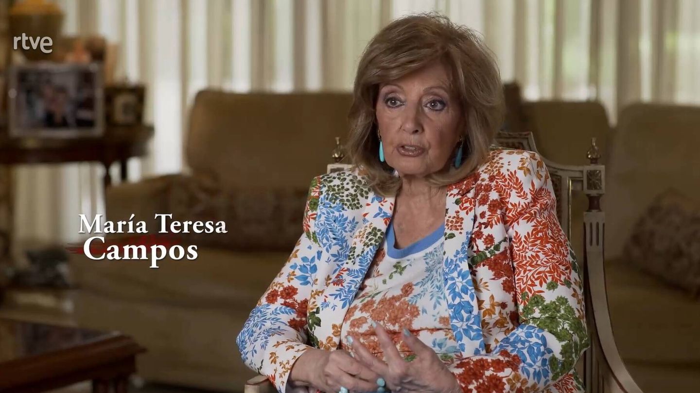 María Teresa Campos, en 'Lazos de sangre'. (TVE)