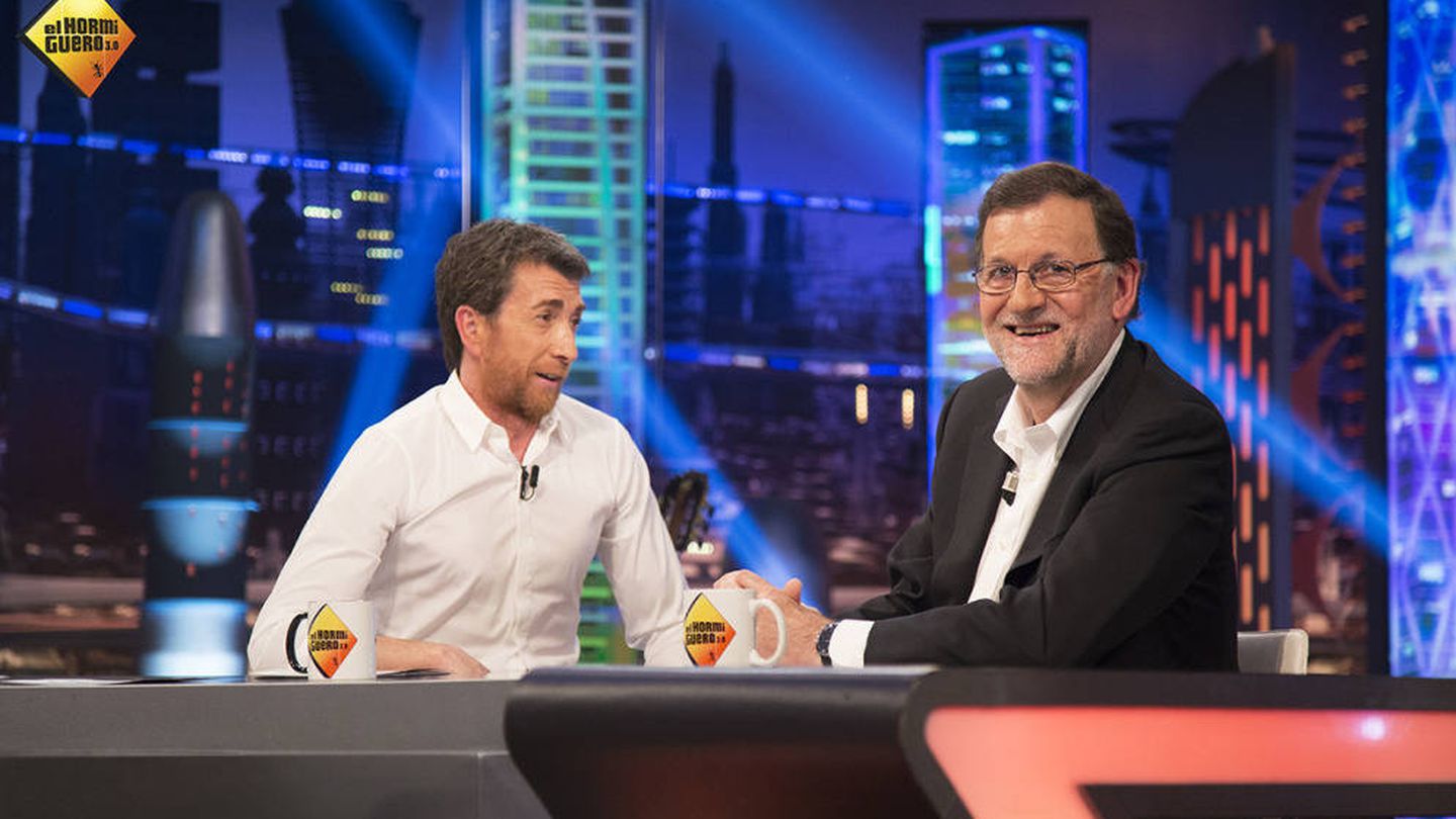 Mariano Rajoy en su visita a 'El hormiguero' en 2016. (Antena 3)
