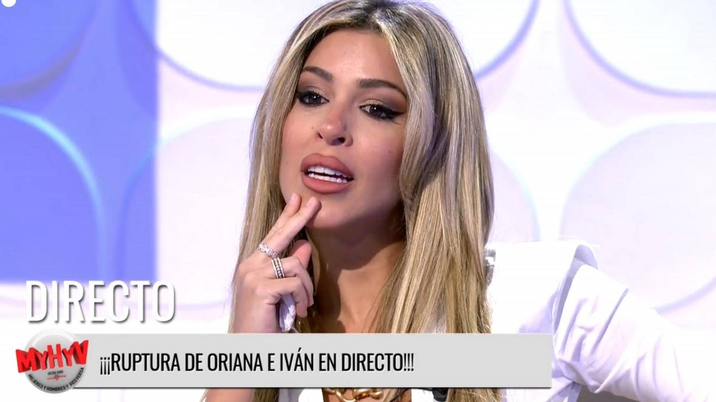 Oriana, rota en 'MYHYV'. (Mediaset España)