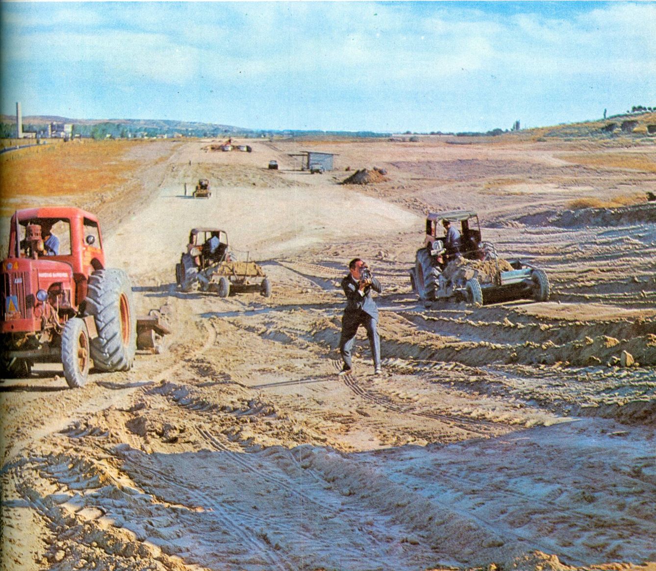 Obras del circuito en 1965. (RACE)
