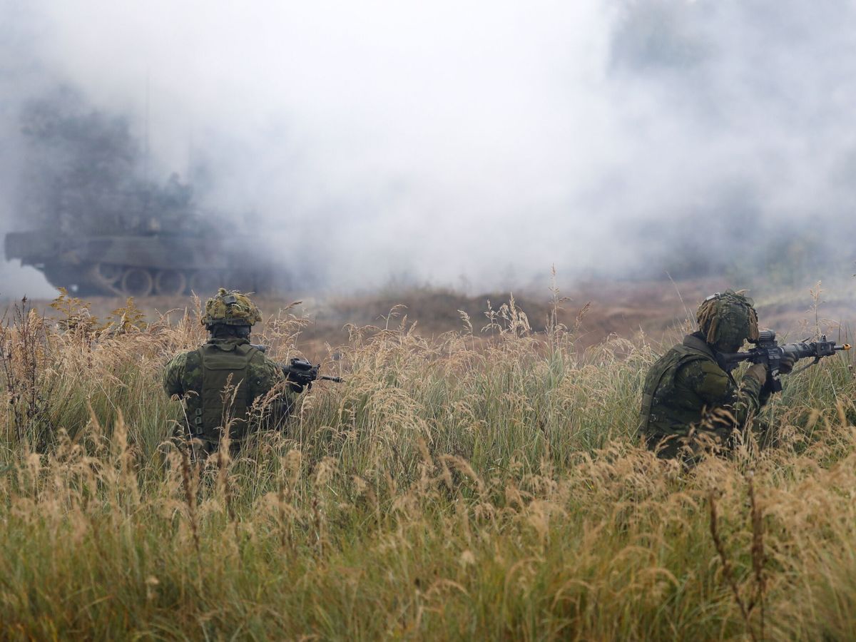 Foto: Maniobras de la OTAN en Letonia. (EFE)