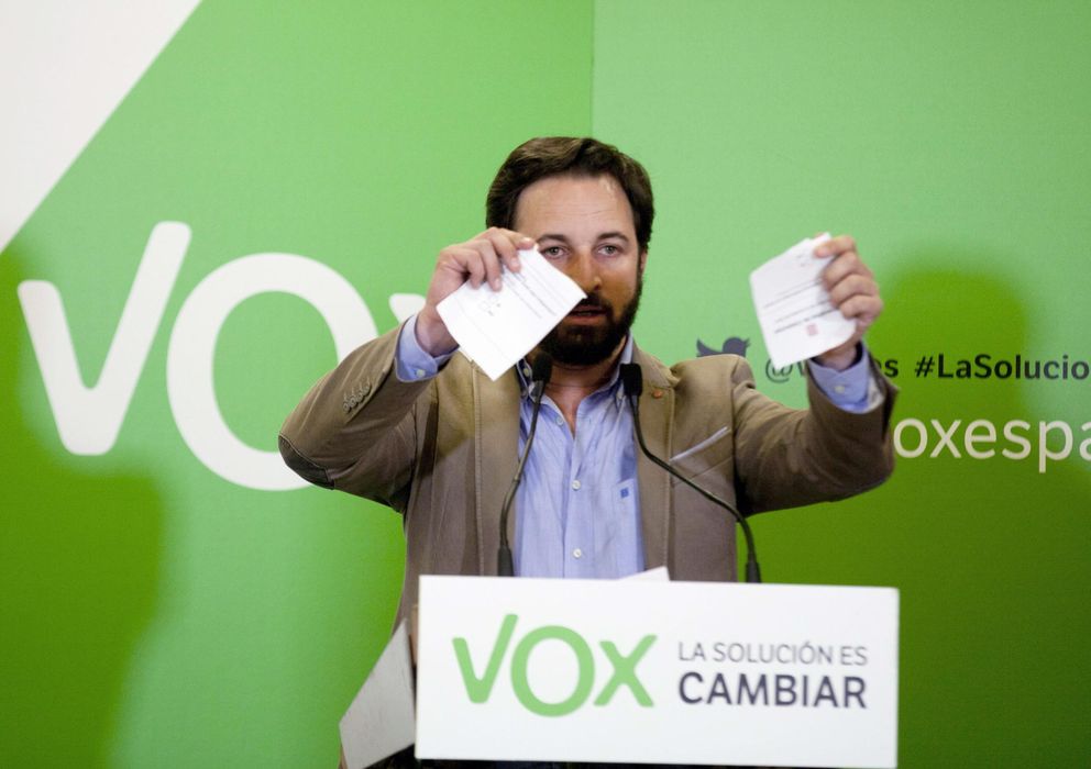 Foto: El secretario general de Vox, Santiago Abascal. (EFE)
