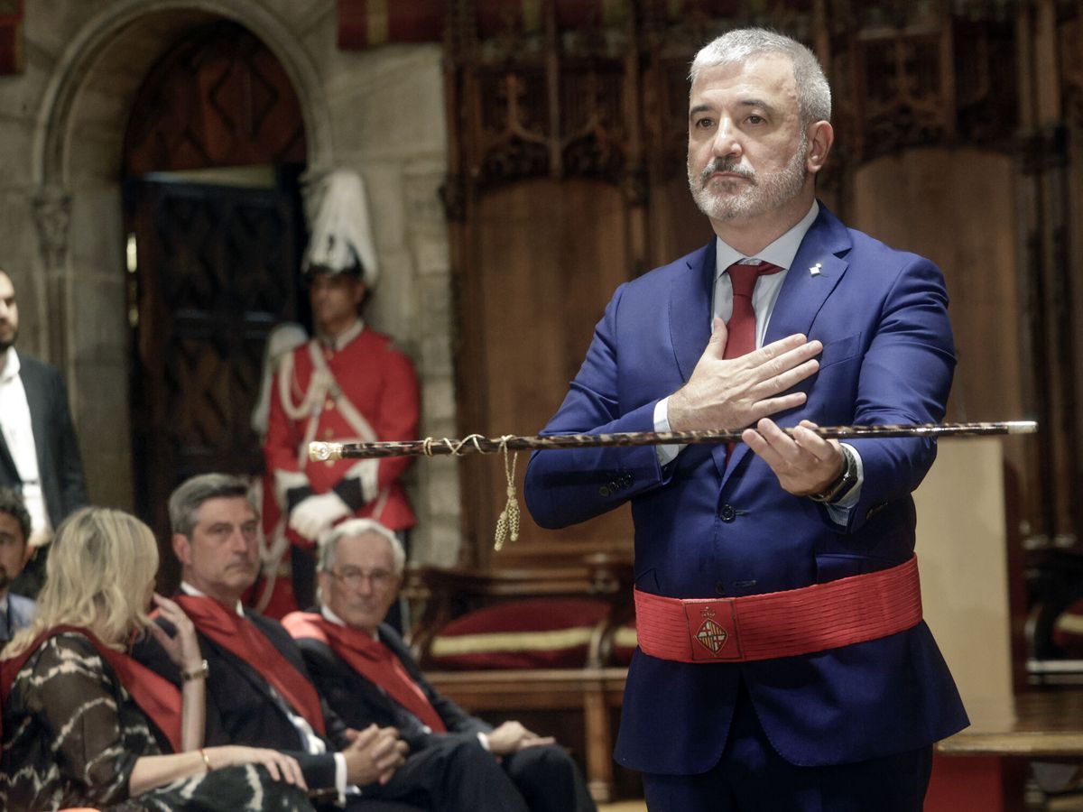 Foto: Collboni, nuevo alcalde de Barcelona. (EFE/Quique García)