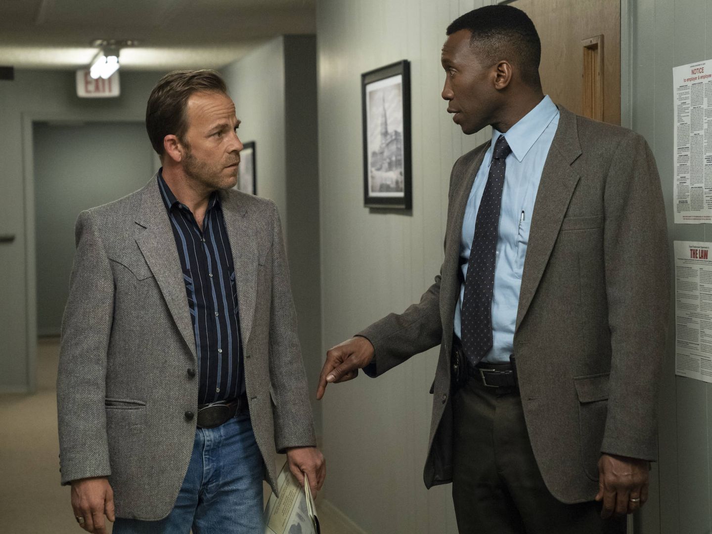 Dorff y Ali en una secuencia de la tercera temporada de 'True Detective'. (HBO)