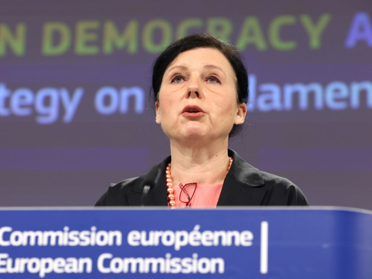 Foto: La comisaria de Transparencia de la UE, Vera Jourova. (Reuters)
