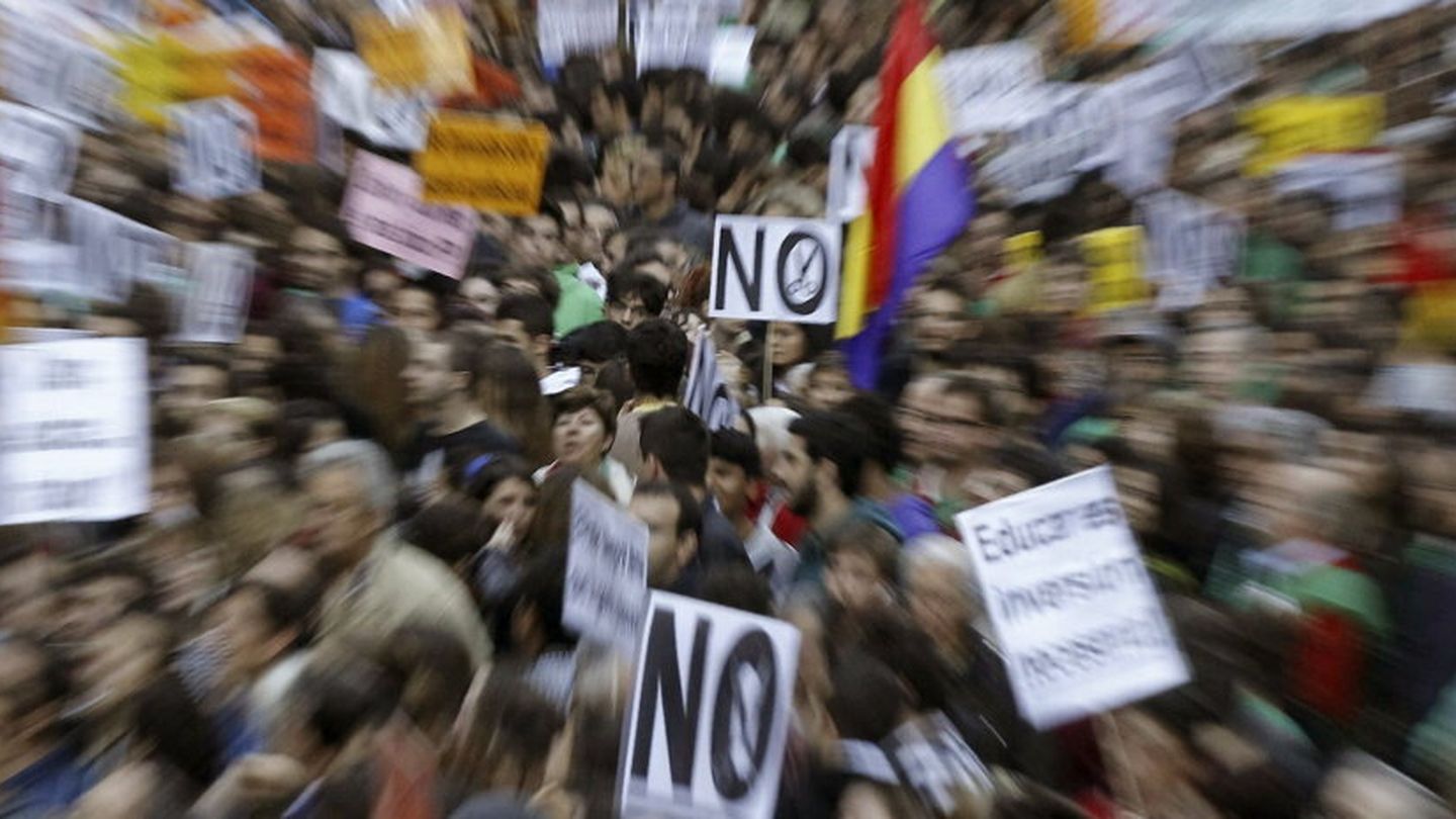 Manifestación de estudiantes en madrid