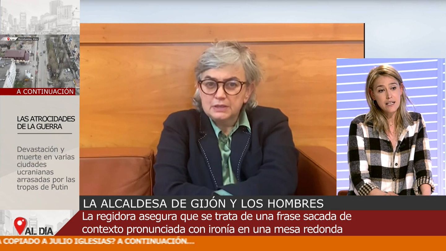 La alcaldesa de Gijón mantiene que sus palabras están fuera de contexto. (Mediaset)