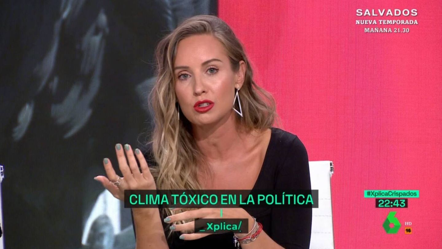 La expolítica Melisa Rodríguez en 'La Sexta Xplica'. (Atresmedia)
