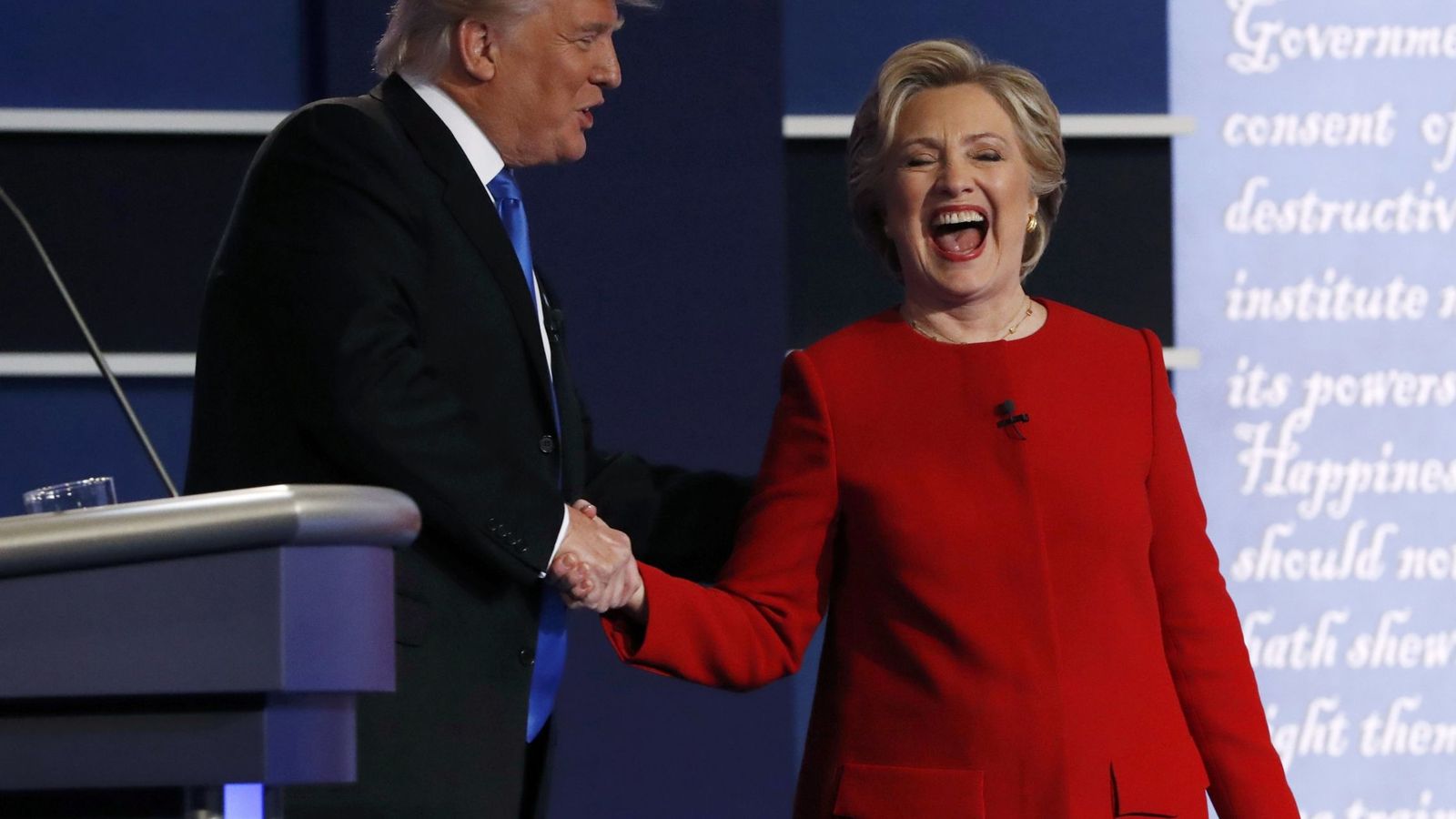 Foto: Debate entre los candidatos presidenciales. (Reuters)