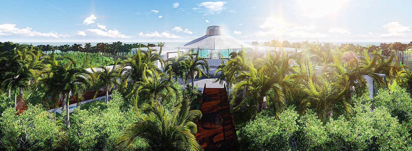 Este es el proyecto para un resort de lujo propiedad del actor Leonardo DiCaprio