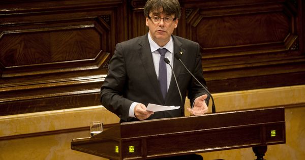 Foto: El presidente de la Generalitat de Cataluña, Carles Puigdemont