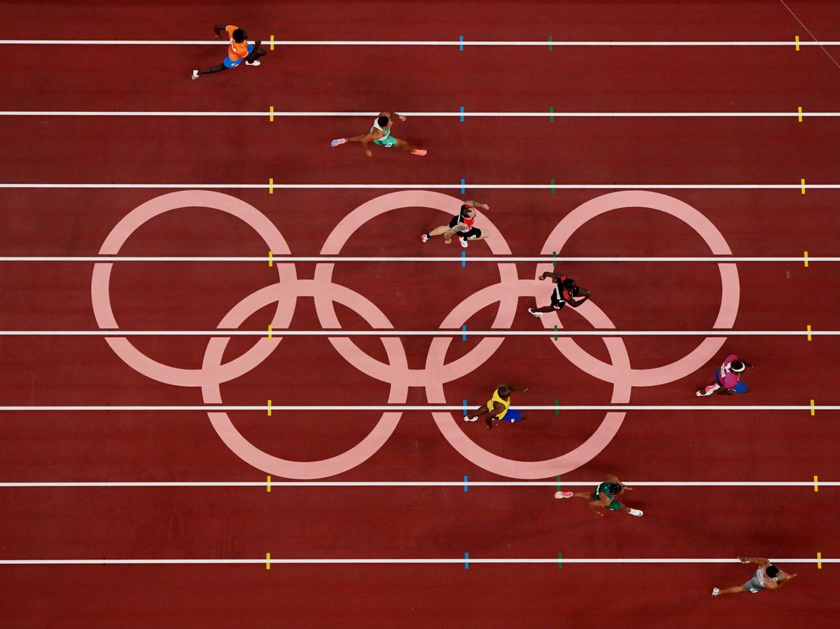 Foto: Una semifinal de atletismo en Tokio 2020 (Reuters)