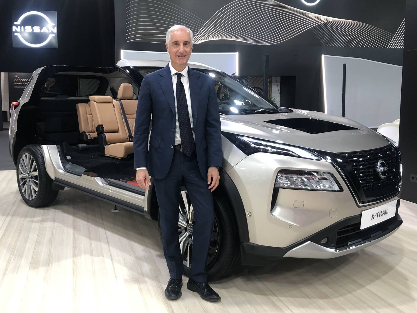 Mattucci confía en que la cuota de Nissan en España crezca del 2,5% del 2022 al 3,5% en 2023.