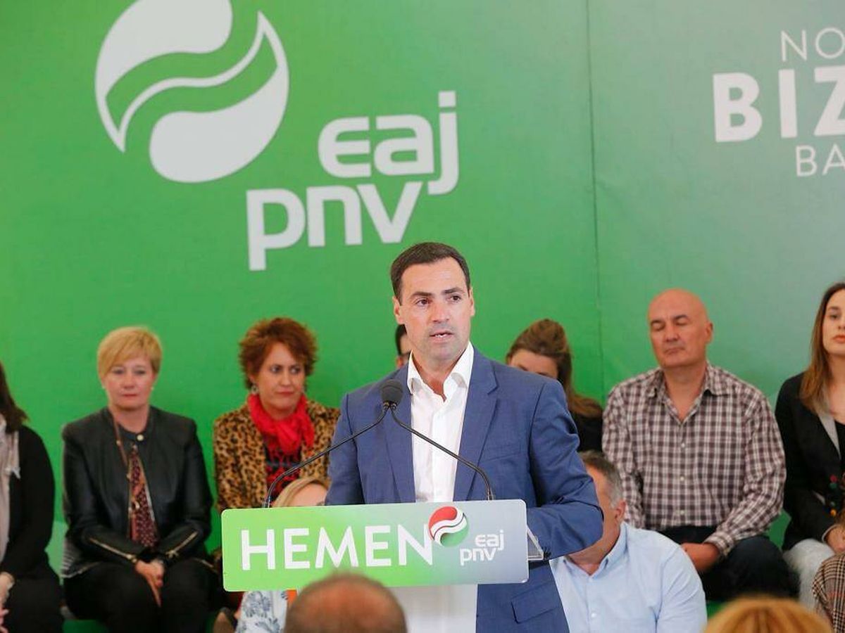 Foto: El candidato del PNV a lehendakari, Imanol Pradales. (PNV)