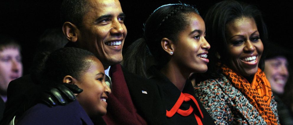 Foto: Los Obama prohíben a sus hijas usar 'Facebook'