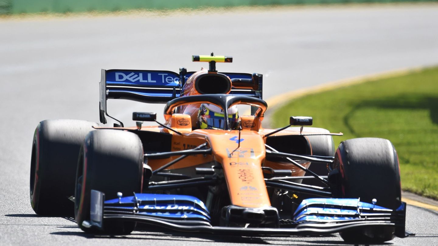 ZSN023. MELBOURNE (AUSTRALIA), 15 03 2019.- El piloto británico Lando Norris de la escudería McLaren participa en la primera sesión de práctica antes del Gran Premio de Fórmula Uno Australia 2019, este viernes, en el Albert Park Grand Prix Circu