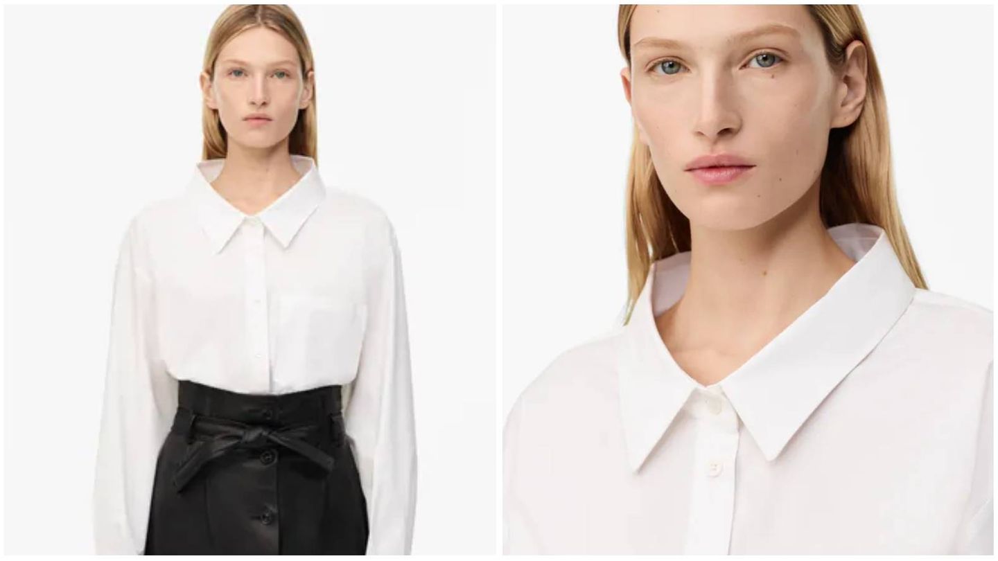 Falda y camisa de la nueva colección de Zara. (Cortesía)