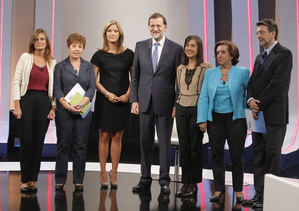 Foto: Mariano Rajoy, entrevistado en La 1 de RTVE (EFE)