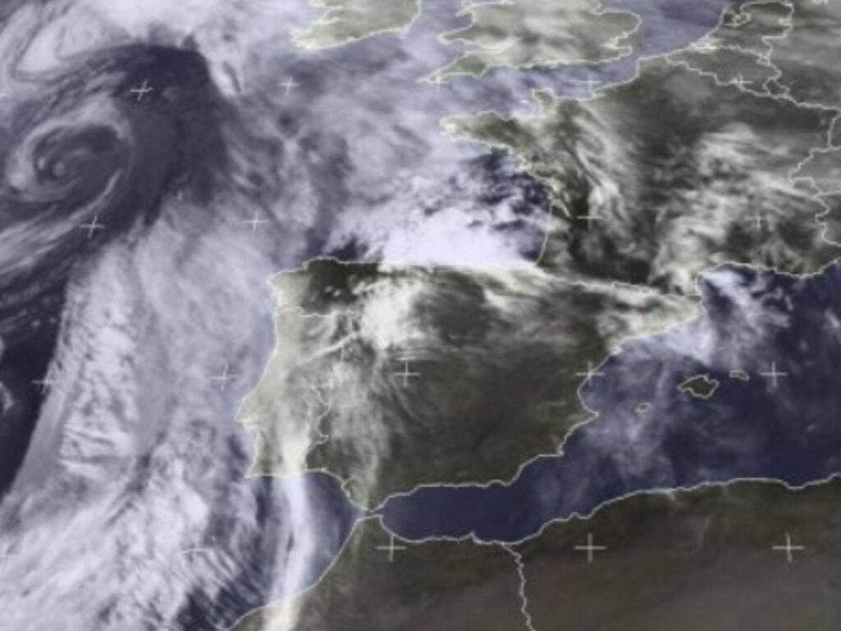 Foto: Imagen infrarroja de la situación meteorológica española (web/meteosat)