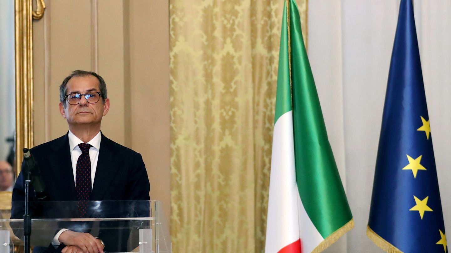 El ministro de finanzas italiano, Giovanni Tria (Reuters)