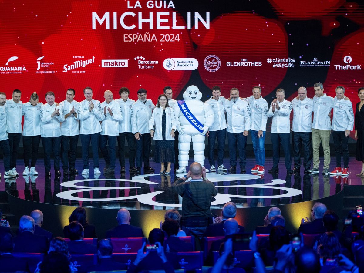 Foto: Gala de la Guía Michelin 2024 en Barcelona. (Europa Press/Lorena Sopena)