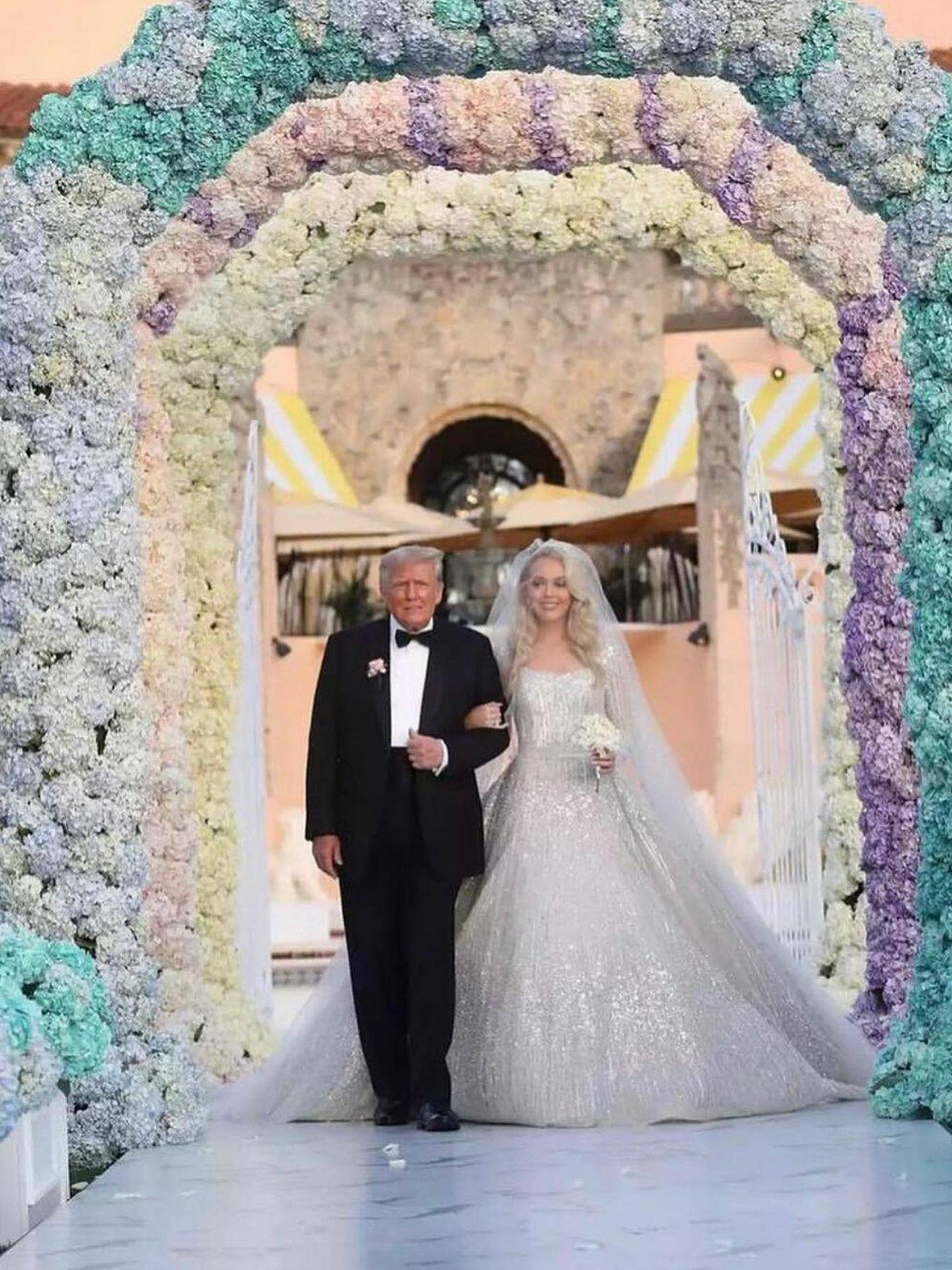 Tiffany y Donald Trump. (Instagram/@ivankatrump)