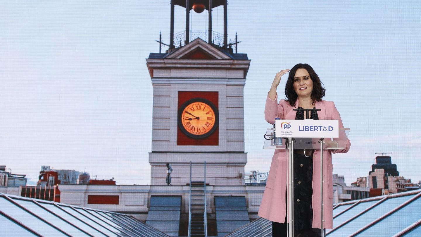 La candidata del PP a la presidencia de la Comunidad de Madrid, Isabel Díaz Ayuso. (EFE)